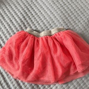 GAP Gray and Coral Toddler Skirt